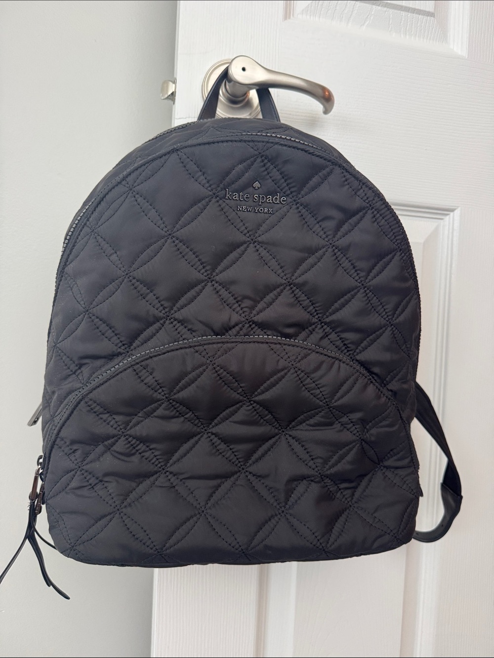 kate spade Black Quilted Nylon Backpack
